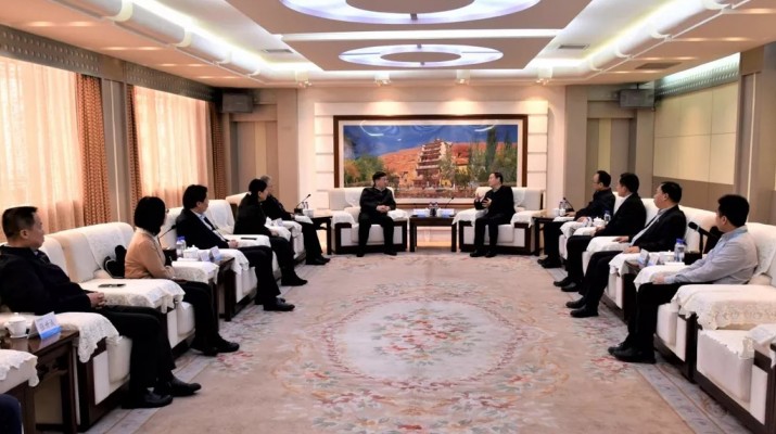 蘭州文理學(xué)院黨委書(shū)記閻曉輝一行到訪甘肅文旅集團(tuán)